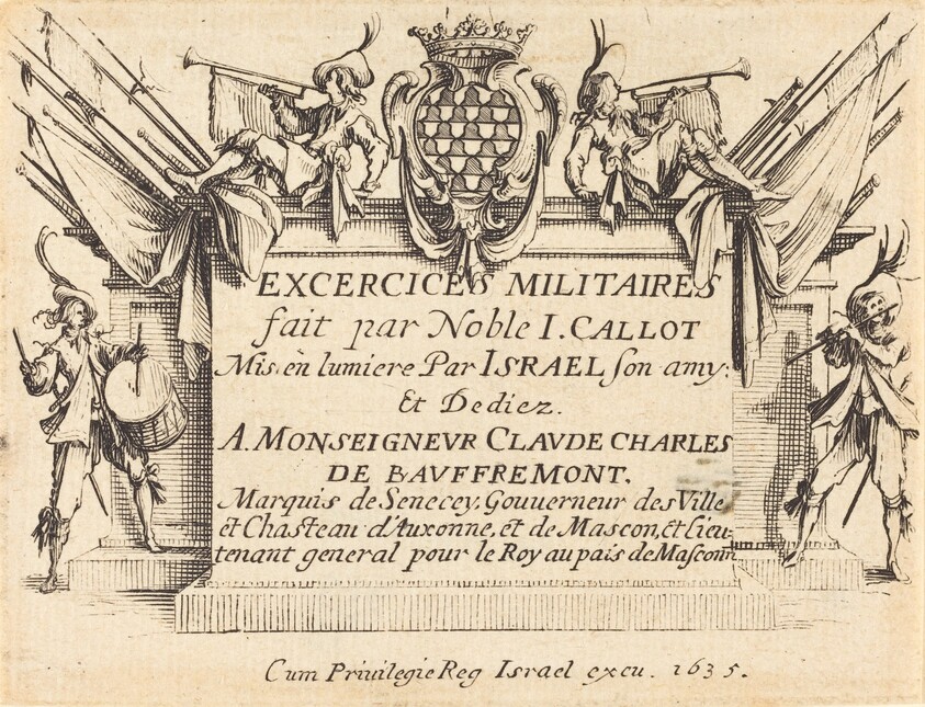 Title Page for "The Military Exercises"