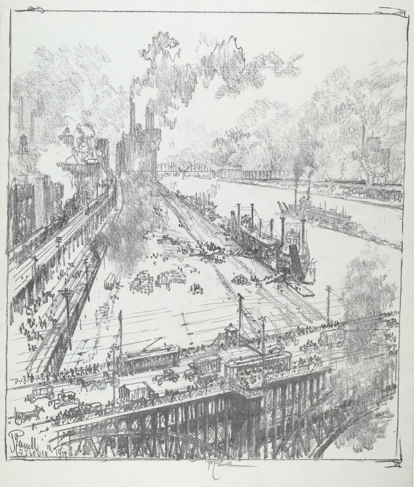 The Levee from Eads Bridge, St. Louis