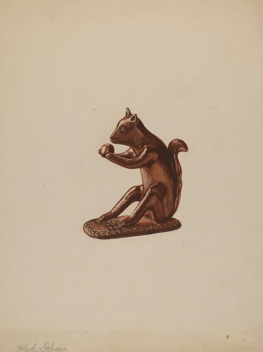 Squirrel Statuette