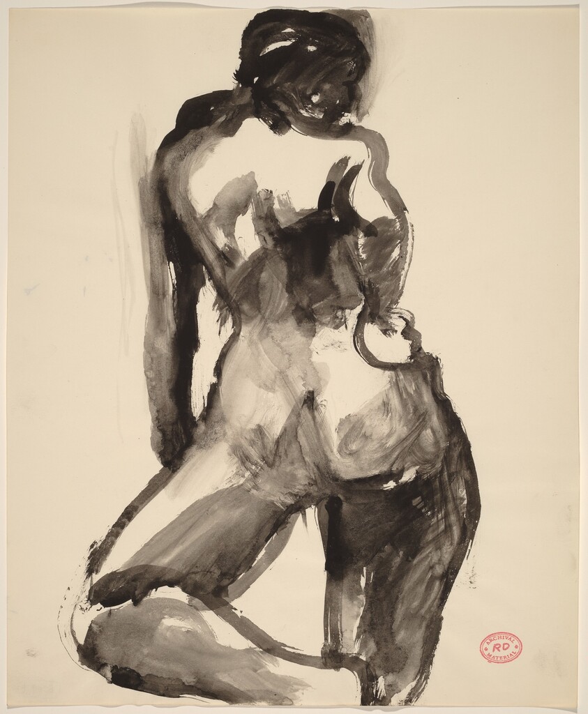Untitled [female nude, back view]