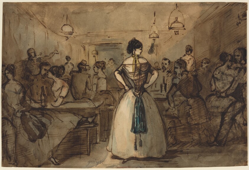 Officers and Courtesans in an Interior