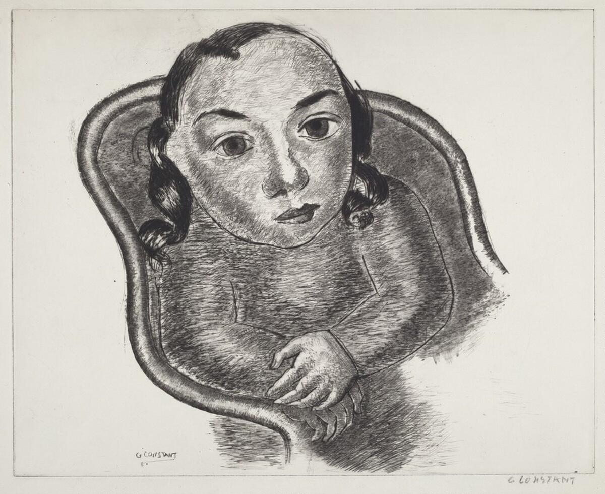Young Girl Seated