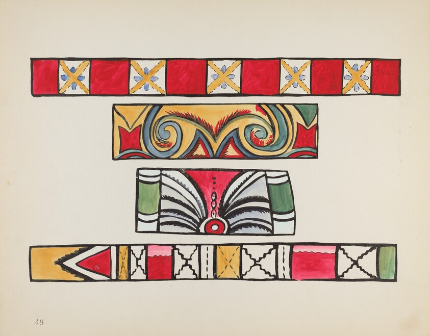 Plate 49: Miscellaneous Design: From Portfolio "Spanish Colonial Designs of New Mexico"