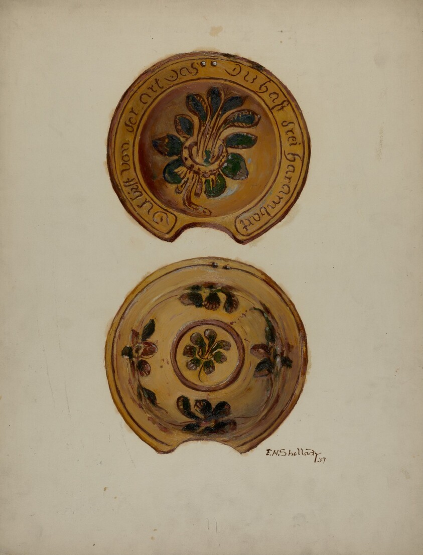 Pa. German Shaving Basin