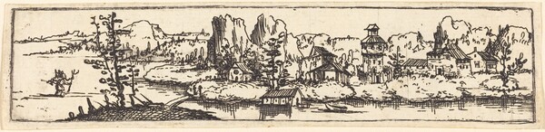 River Landscape with Saint Christopher