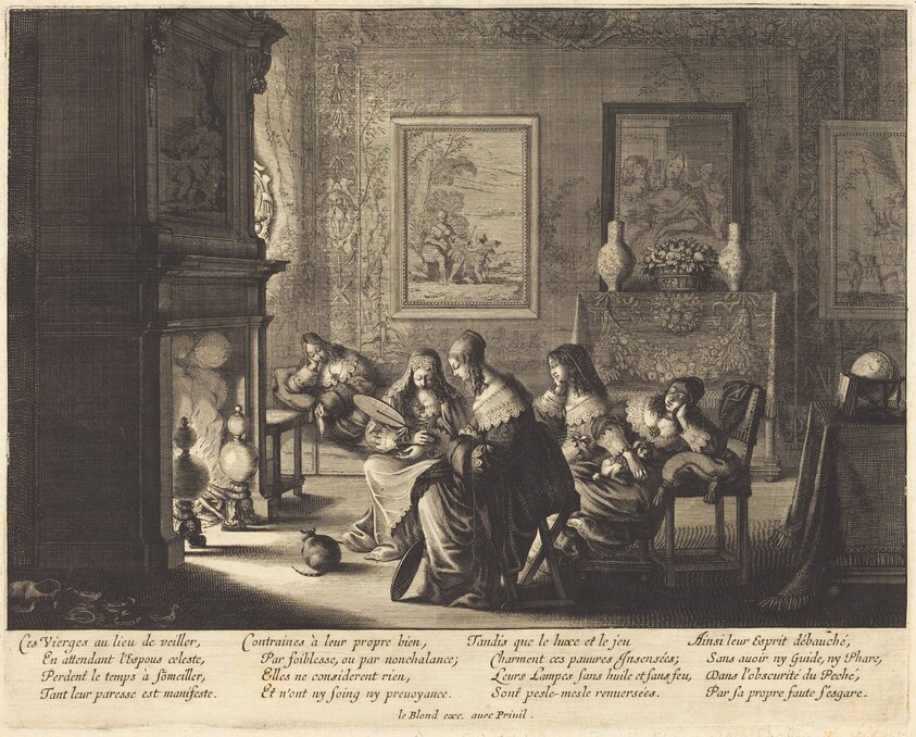 The Foolish Virgins Sleeping