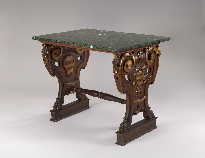 Table with Green Marble Top
