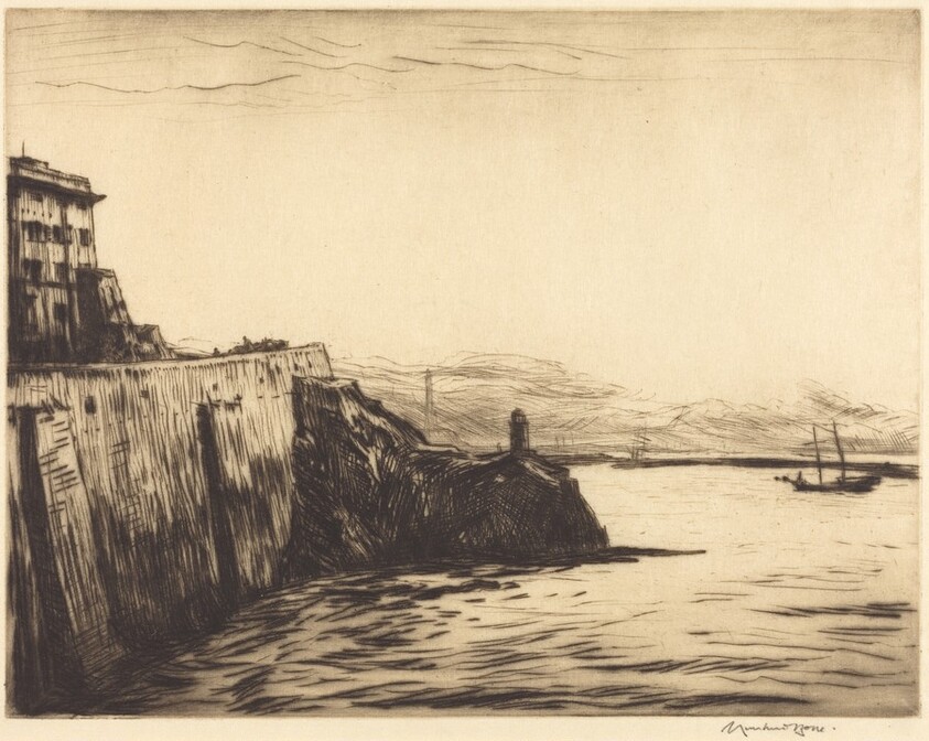 Evening, Port of Genoa