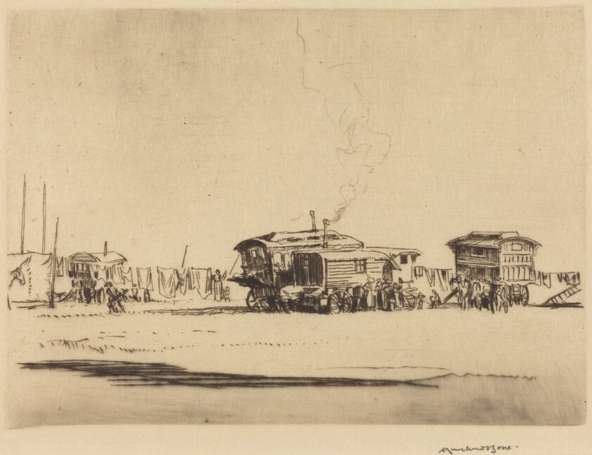 Gypsy Vans, Petersfield Fair, Hampshire