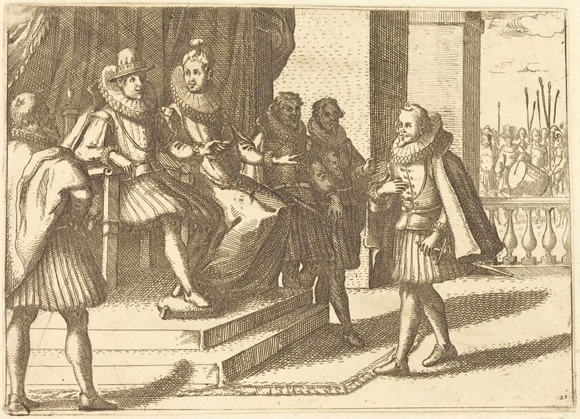 King and Queen in Consultation about the Turks