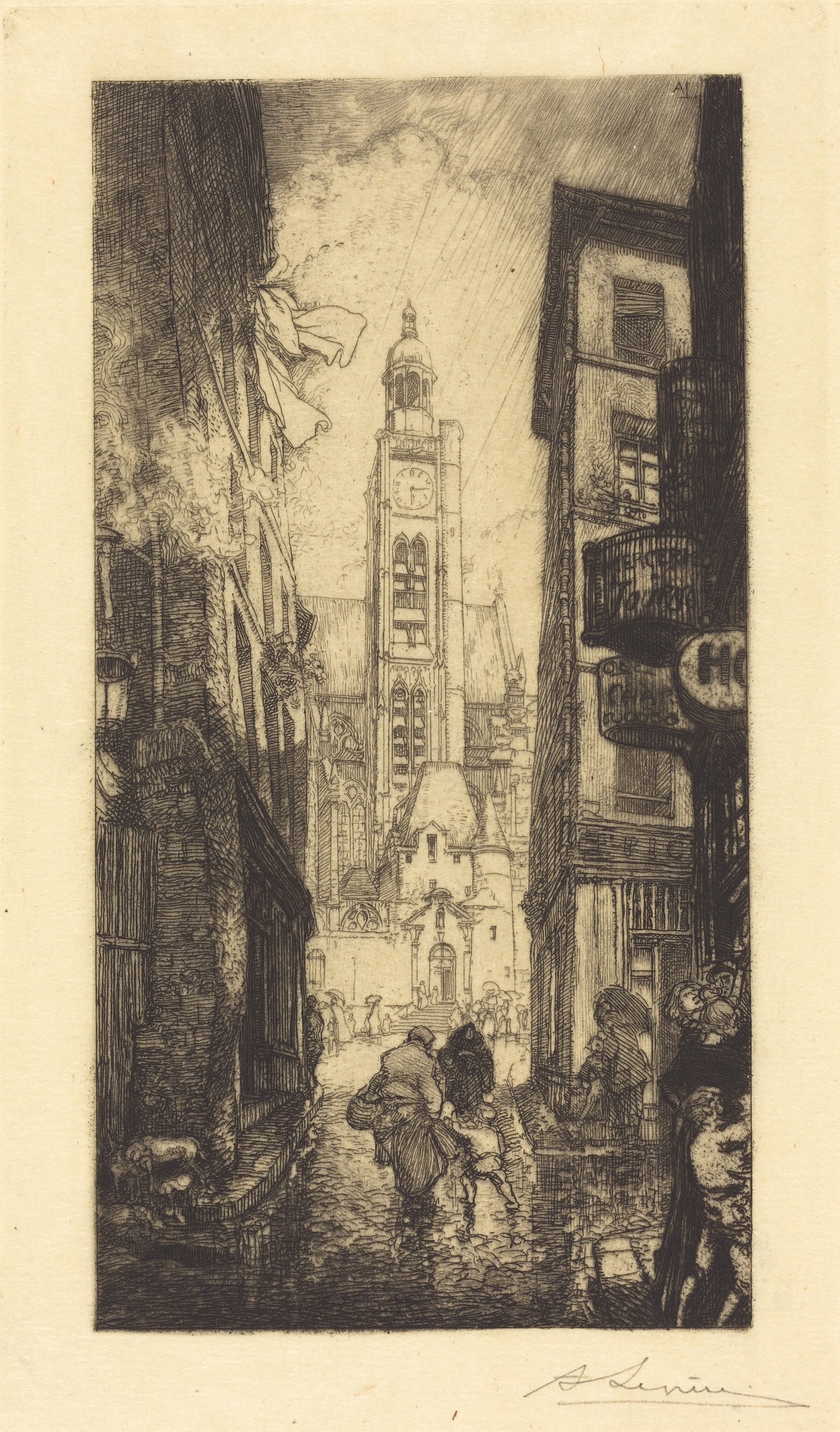 Pont Neuf by Auguste Lepère