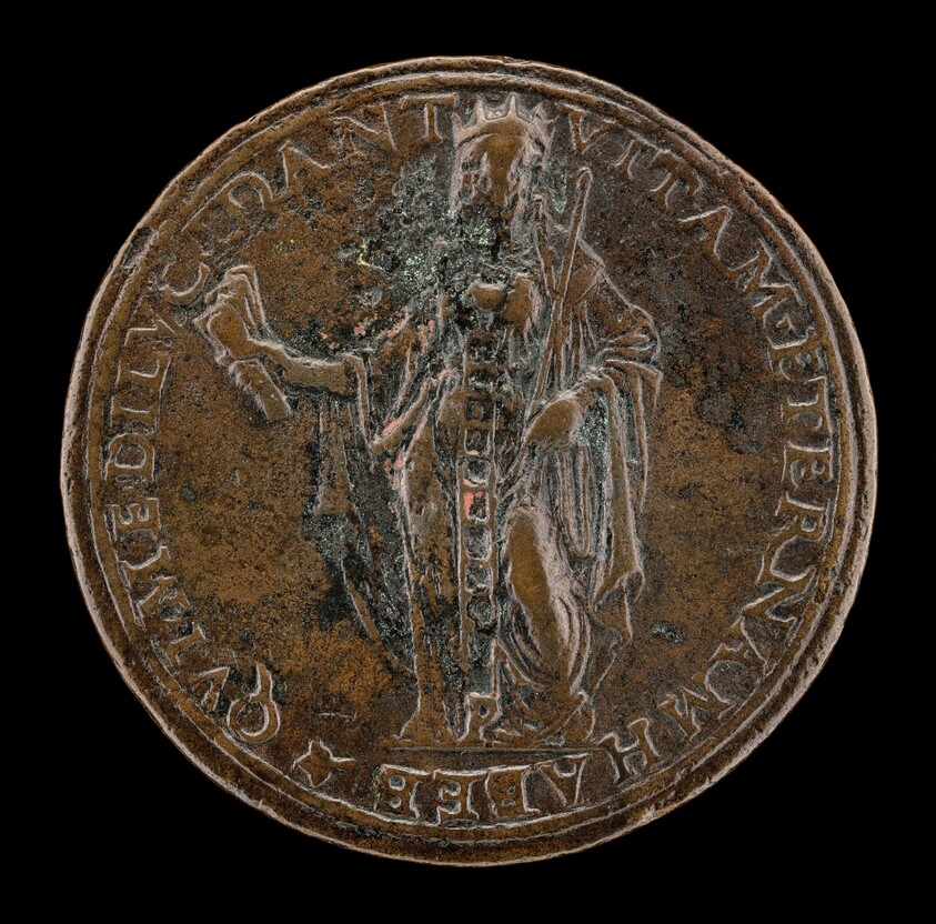 Figure of Philosophy with a Ladder [reverse]