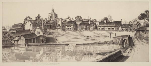 Reflections at Finchingfield, England