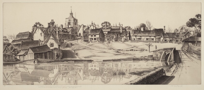 Reflections at Finchingfield, England