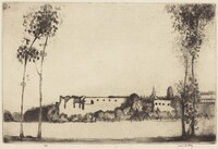 Poitiers, James McBey, 1911