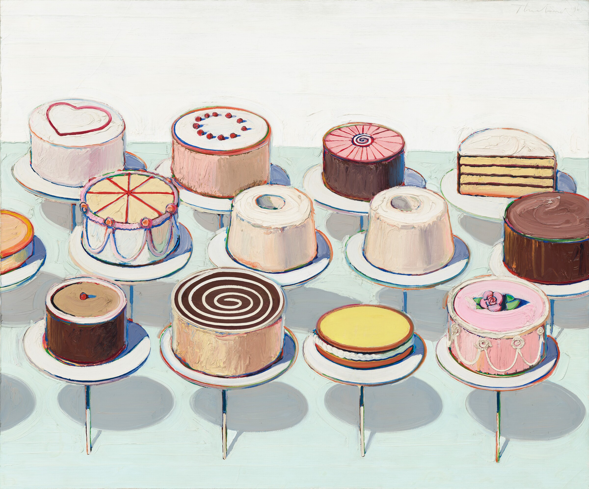 Cakes, Wayne Thiebaud, 1963