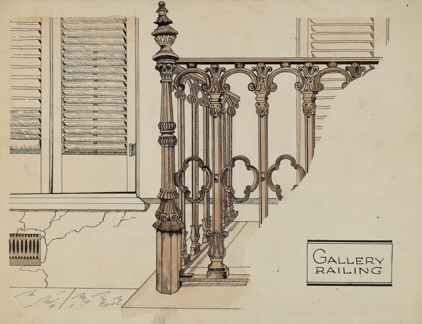 Cast Iron Gallery Rail