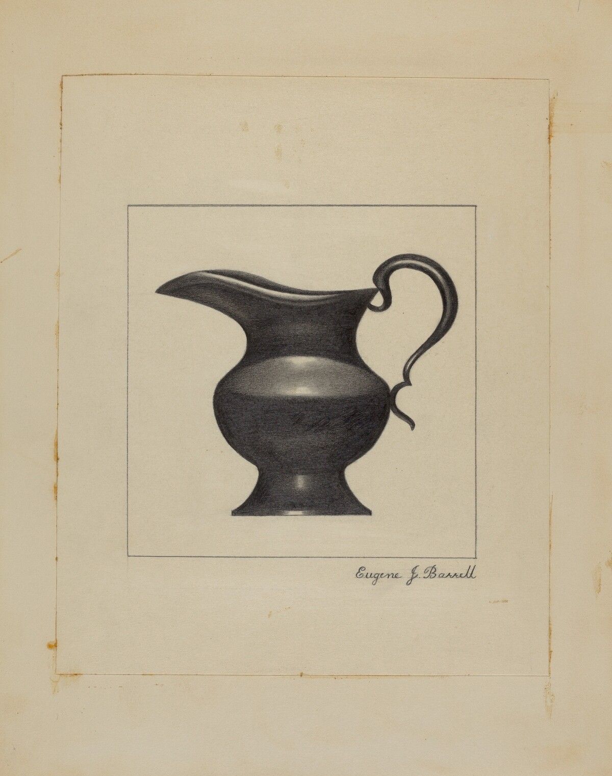 Pewter Pitcher