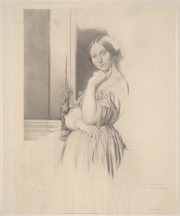 Ingres Copy (Comtesse d'Haussonville, Frick Collection)