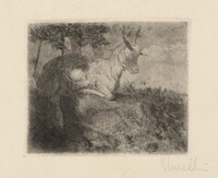 The Little Goat (La capretta), Domenico Morelli, c. 1879