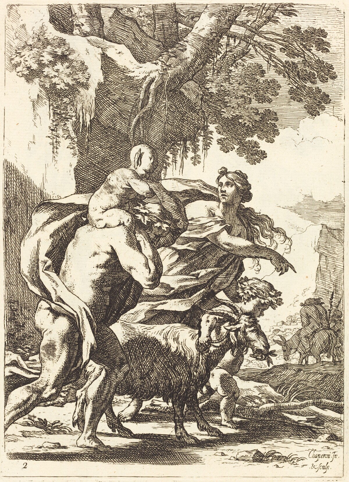 Faun and Bacchante with a Child