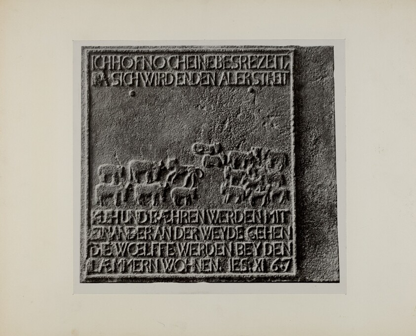 Pa. German Stove Plate