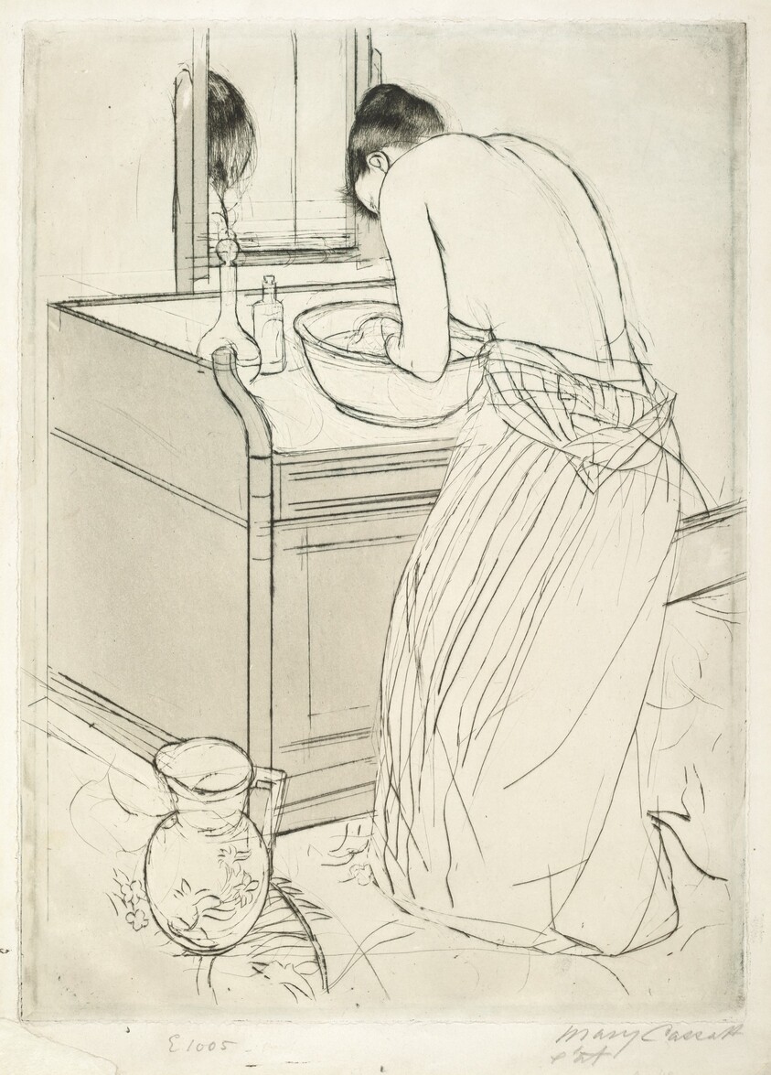 Woman Bathing