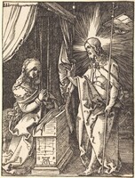Christ Appearing to His Mother, Albrecht Dürer, probably c. 1509/1510
