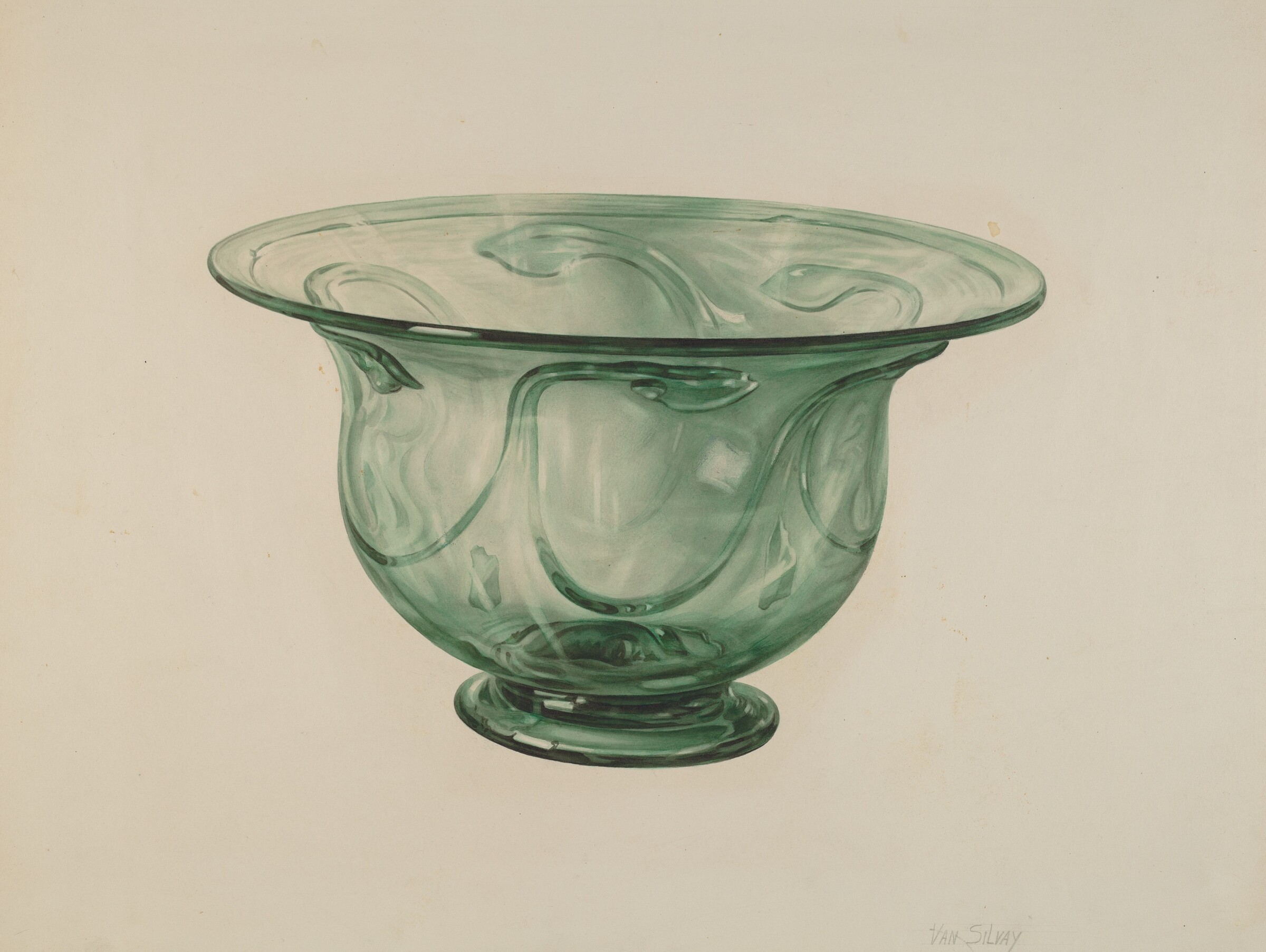 Bowl, Van Silvay, c. 1938