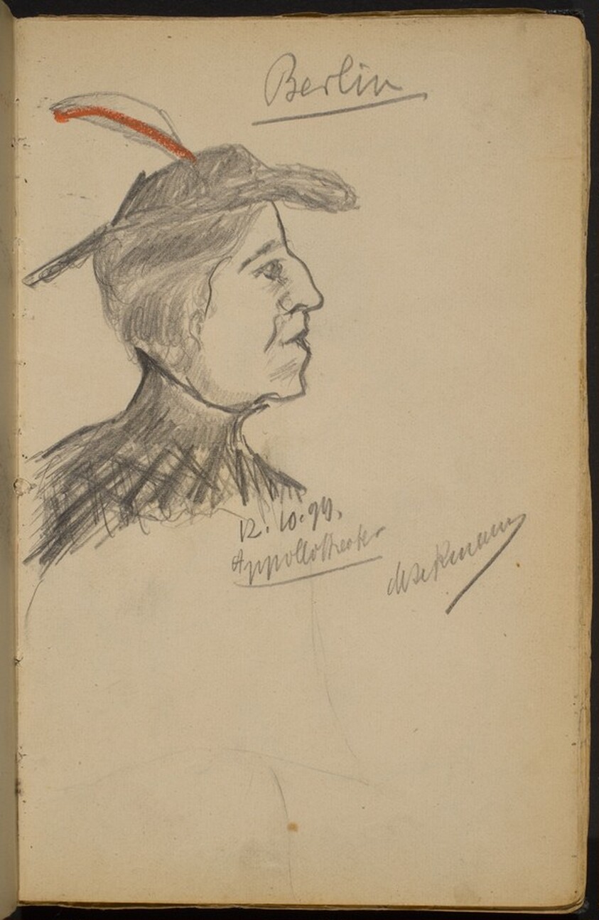 Woman in Profile to the Right