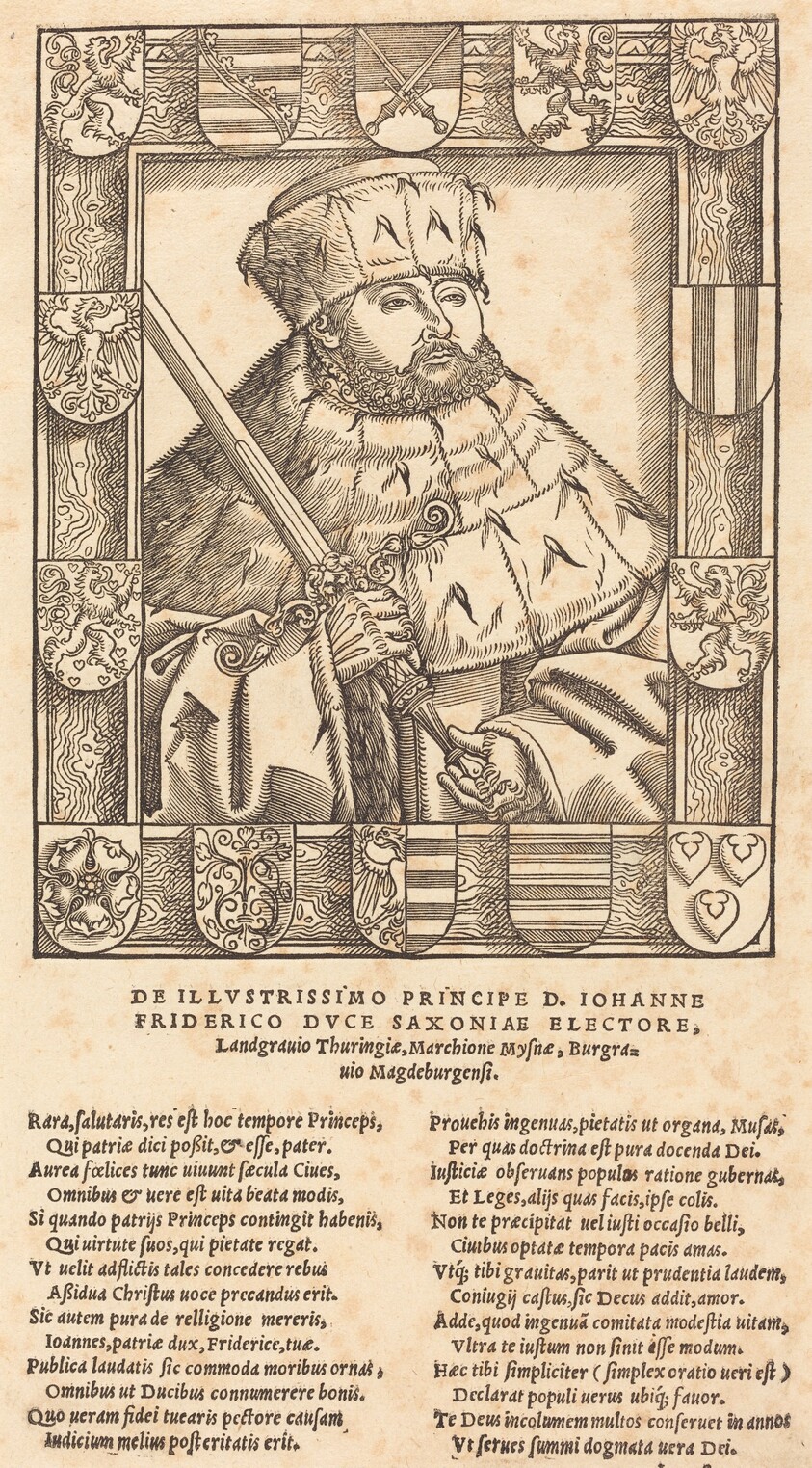 John Frederic the Magnanimous, in Electoral Robes