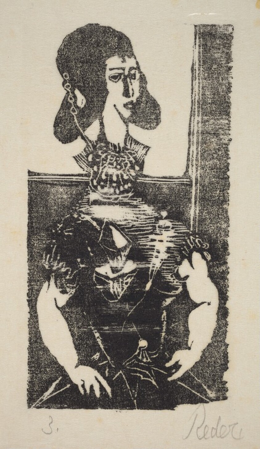 Woman with Long Neck