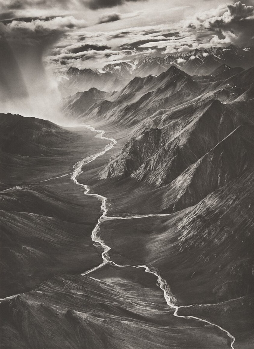 The eastern part of the Brooks Range, which rises to over 9,800 feet. The Arctic National Wildlife Refuge. Alaska. USA.