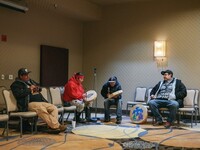 Lakota Drum Ceremony, Bismarck, North Dakota 2018, Mitch Epstein, 2018, printed 2025