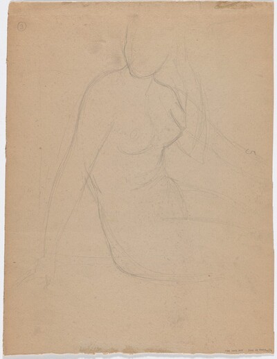 Study of a Seated Nude