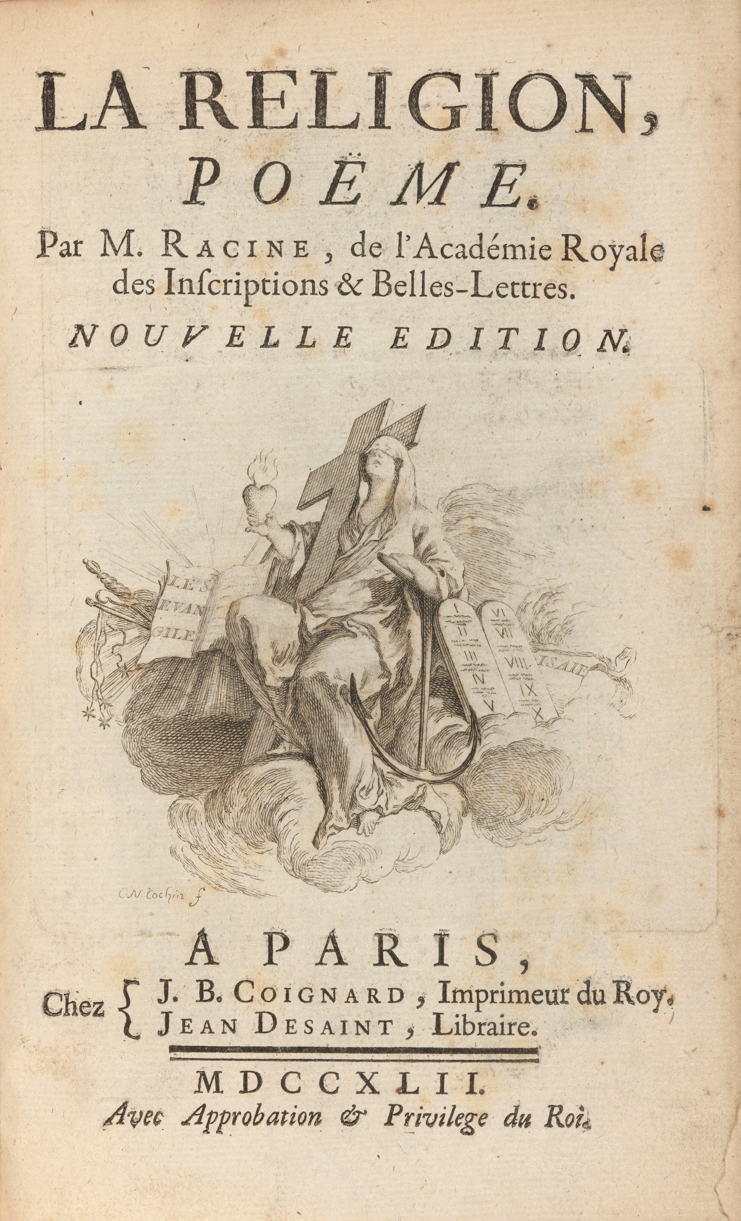 Album of 18th-Century French Book Illustrations and Title