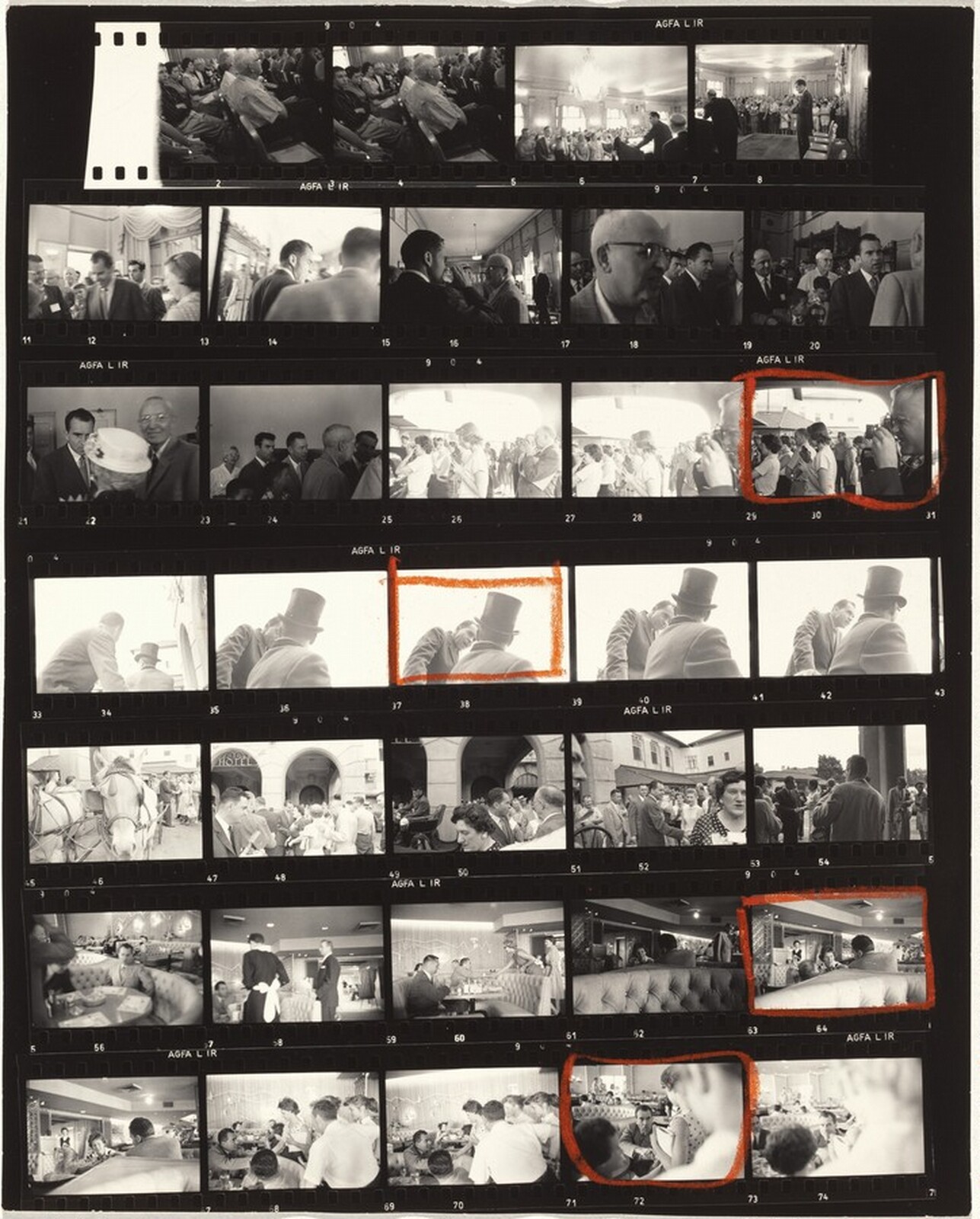 Nixon campaign 16, Robert Frank, 1960