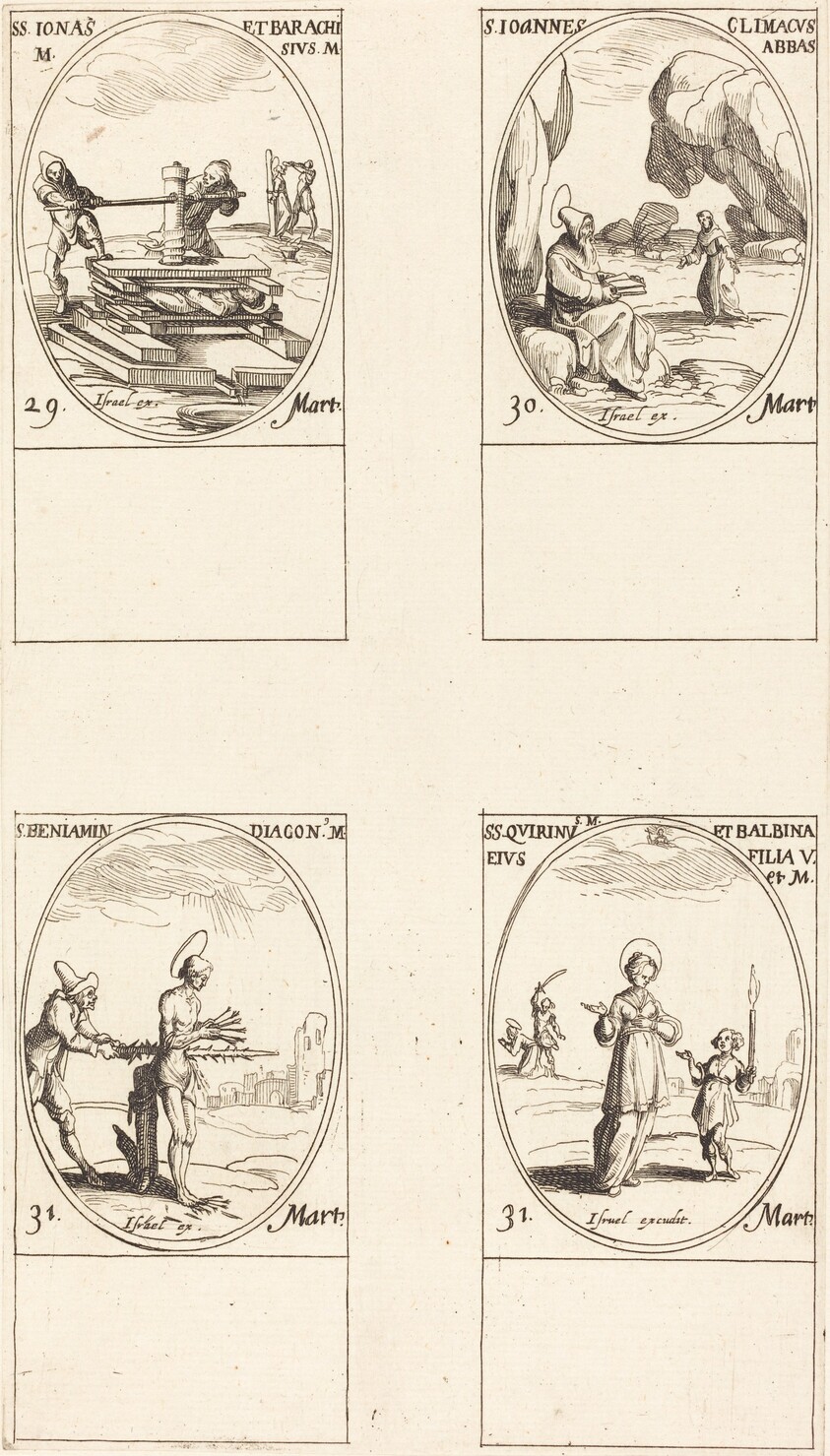 Sts. Jonas & Barachisius; St. John Climacus, Abbot; St. Benjamin; Sts. Quirinus & Bal