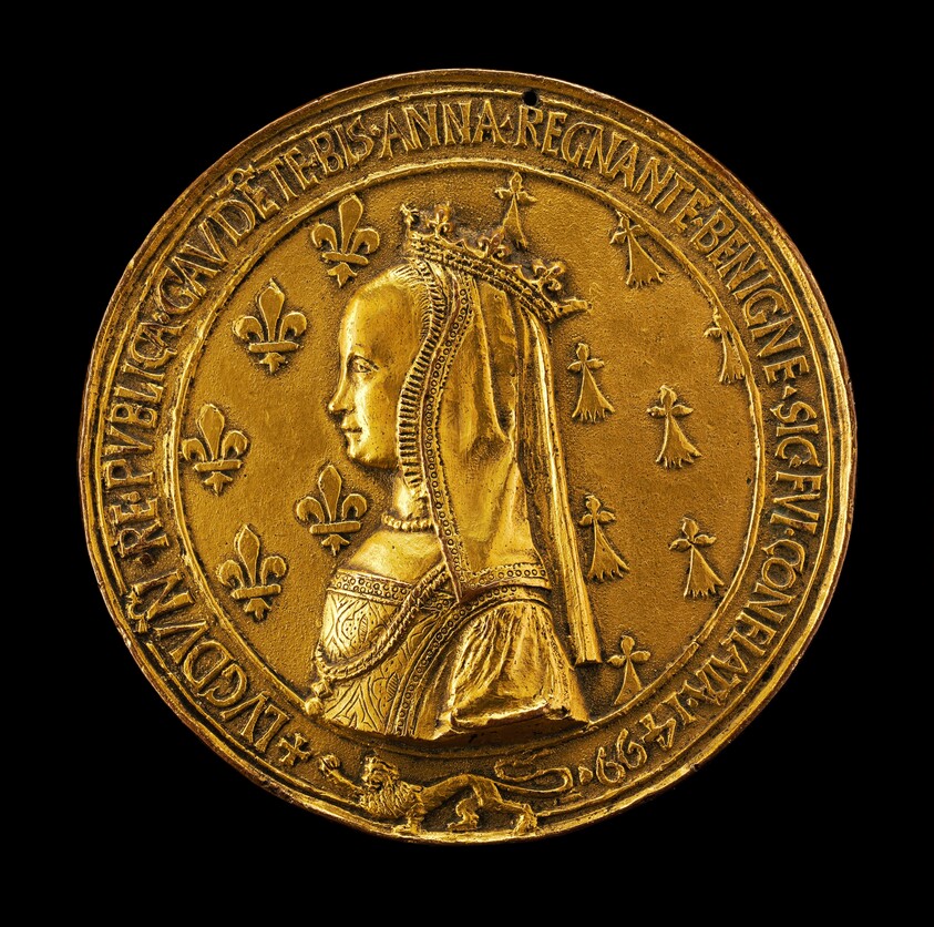 Anne of Brittany, 1477-1514, Wife of Louis XII 1498 [reverse]