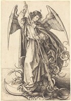 Saint Michael Slaying the Dragon, Martin Schongauer, c. 1480/1490