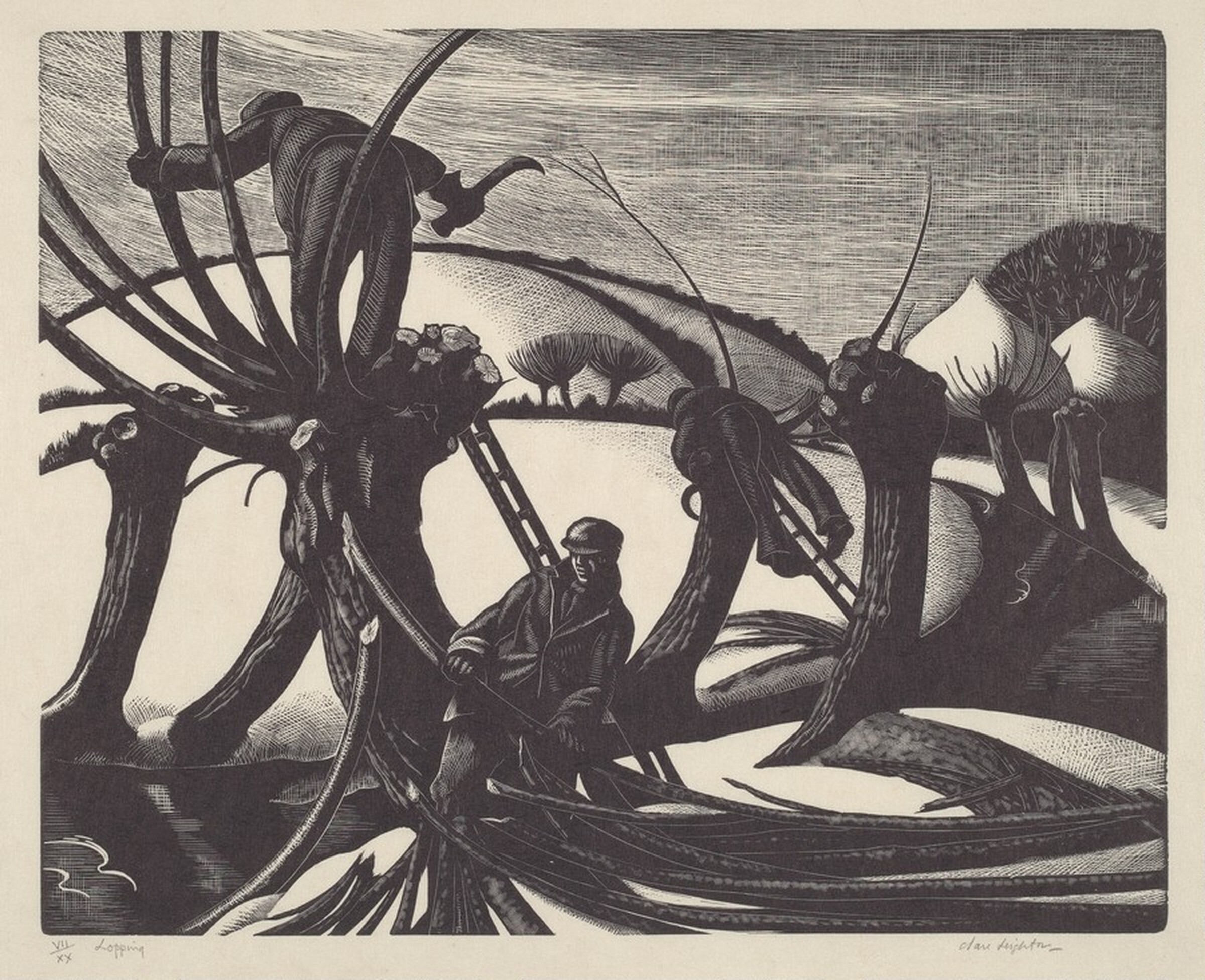 Lopping, Clare Leighton, 1932