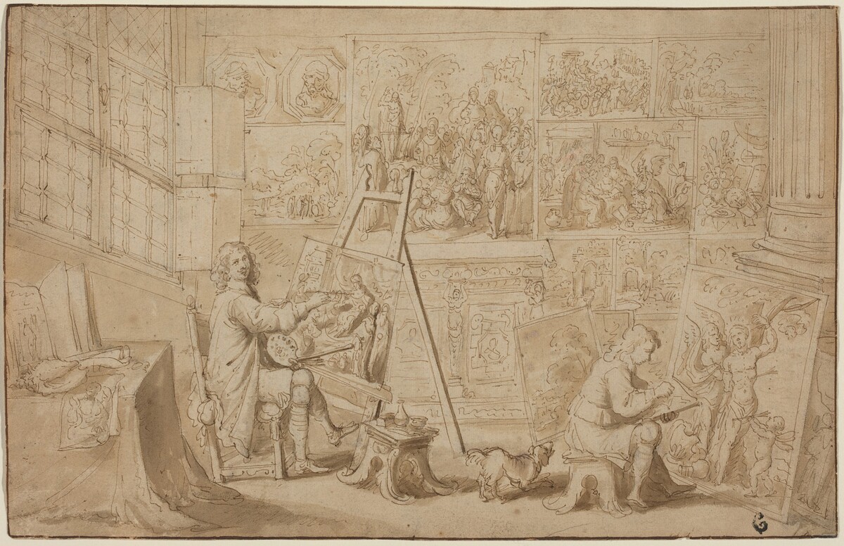 An Artist's Studio [recto]