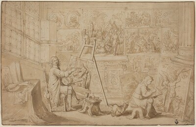 An Artist's Studio [recto]