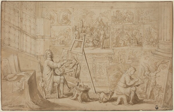 An Artist's Studio [recto]