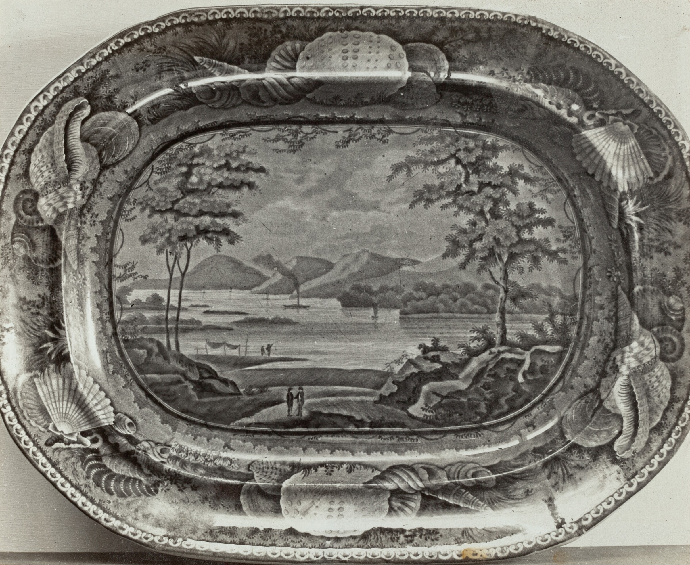 Platter - "Lake George", Helmut Hiatt, c. 1936