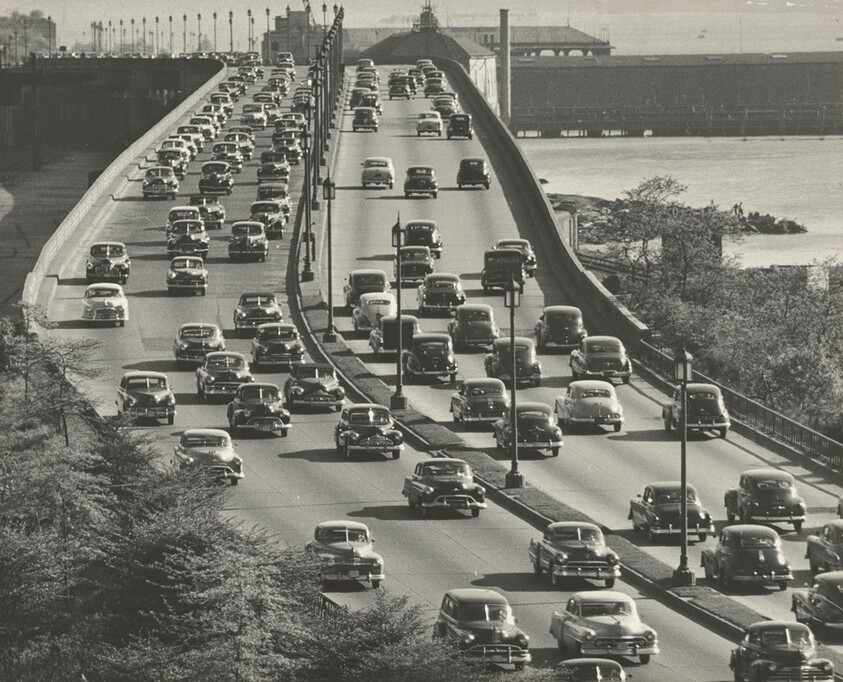 The Westside Highway, Looking South