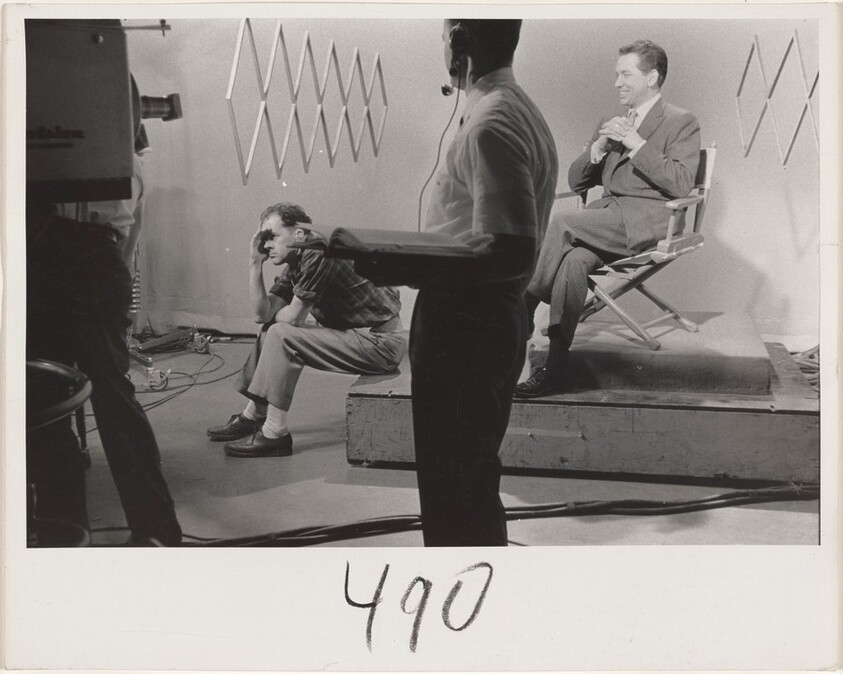 Filming, NBC TV studio--Burbank, California