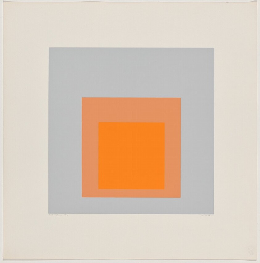 Arctic Bloom from Homage to the Square: Soft Edge—Hard Edge