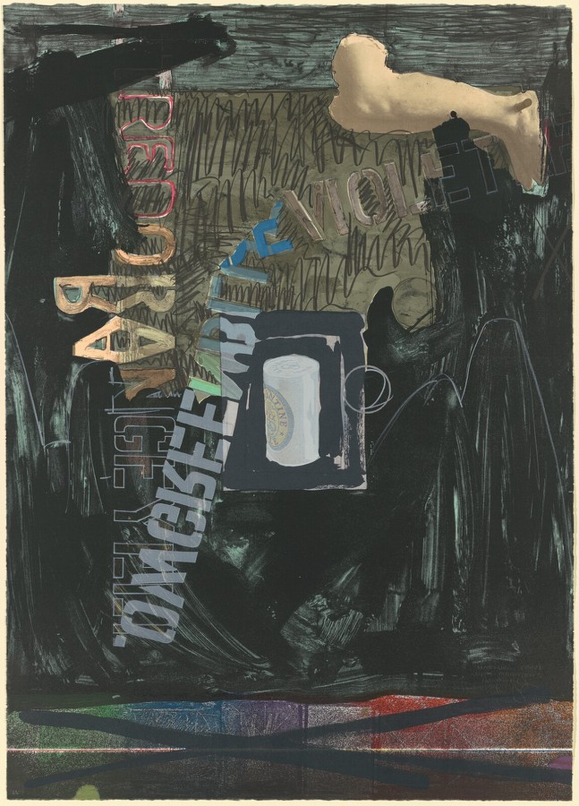 Decoy II [working proof], Jasper Johns, 1973