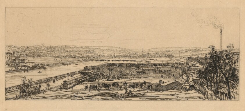 View from the Viaduct of Point du Jour